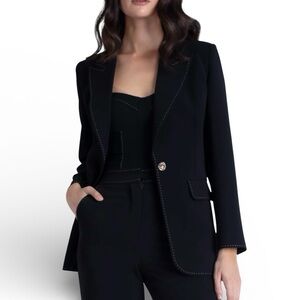Karina Grimaldi Zoe Blazer in Black